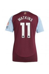 Aston Villa Ollie Watkins #11 Jalkapallovaatteet Naisten Kotipaita 2024-25 Lyhythihainen